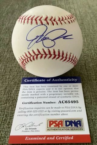 Joe Panik Signed Autograph Official Mlb Baseball Psa/dna Authenicated
