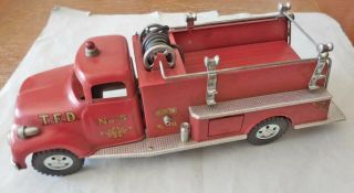 Vintage 1956 Tonka No.  950 - 6 Suburban Pumper Box Rare