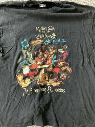 Vintage Smashing Pumpkins Mellon Collie 1996 Tour T Shirt Xl