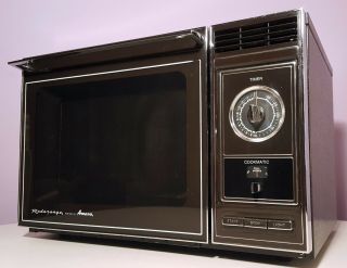 Amana Radarange 1982 Vintage Microwave Oven Rrl - 5c Great See Video