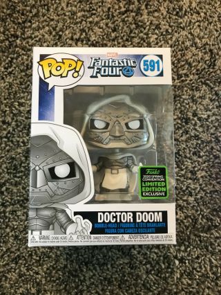 Funko Pop Marvel: 591 Doctor Doom 2020 Eccc Shared Exclusive (box Not)