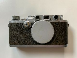 Vintage 1937 Leica Iiia 35mm Rangefinder Camera Body W/ Cap