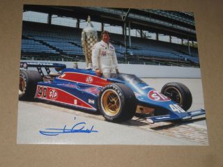 Mario Andretti Signed 8x10 Photo Indy 500 Nascar Racing Autograph 1