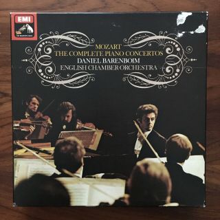 Mozart The Complete Piano Conertos Barenboim Box Set 12 X Vinyl Lp Sls 5031