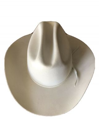 Men’s Vintage Stetson 20x Beaver Silver Belly Rancher Cowboy Hat / Size 7 1/8