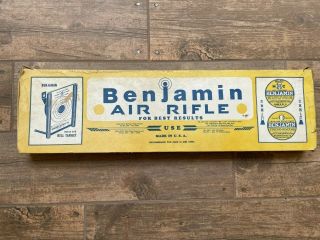 Benjamin Air Rifle.  177 Model 347 With Box & Papers Circa 1977 Vintage