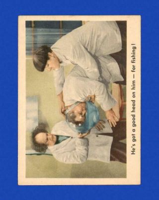 1959 Fleer Three Stooges 92 A Good Head On Him For Fishing Ex - Exmint Gmcards