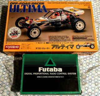 Vintage Rc Kyosho Ultima 1986 3115 1/10 Off Road Buggy Vintage Rc Box