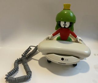 Marvin the Martian Looney Tunes Telephone Phone 1997 Toshiba - 3