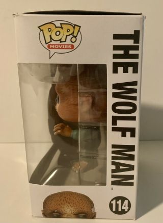 The Wolf Man 114 Funko Pop Movies Universal Monsters Small Box Flaw 3