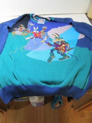 Looney Tunes Lario numbered Limited edition sweater Rock N Roll music TLC 2