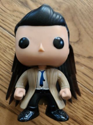 Funko Pop Loose Supernatural 95 Hot Topic Exclusive Castiel With Wings