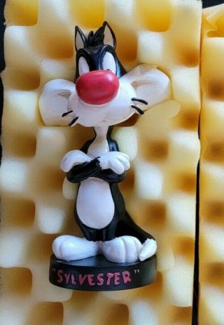 Warner Bros Studio Store Looney Tunes Sylvester The Cat Bobbing Head 1993 Nib