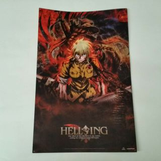 Hellsing Ultimate Volumes V - VIII Blu - Ray DVD Combo Retail Promo Poster 2