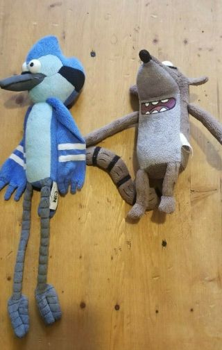 Mordecai And Rigby Plush Regular Show Cartoon Network