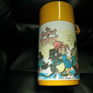 The Secret Of Nimh Thermos 1982 Vintage Rare