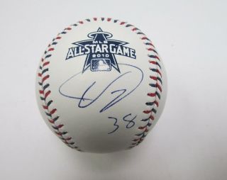 Ubaldo Jiminez Orioles Signed/autographed 2010 All Star Game Baseball 139704
