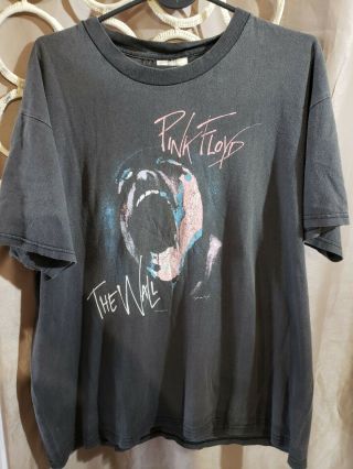 Vintage Pink Floyd Shirt 1982 The Wall Concert Shirt Band Tee Size L