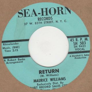 Maurice Williams Return Sea - Horn Soul Northern Motown