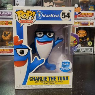 Funko Pop Ad Icons Starkist Charlie The Tuna 54 Shop Exclusive With Protector