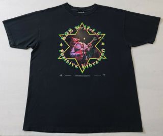 Vintage 1995 Bob Marley Positive Vibration T - Shirt Sz Xl Reggae Rap Tee Promo