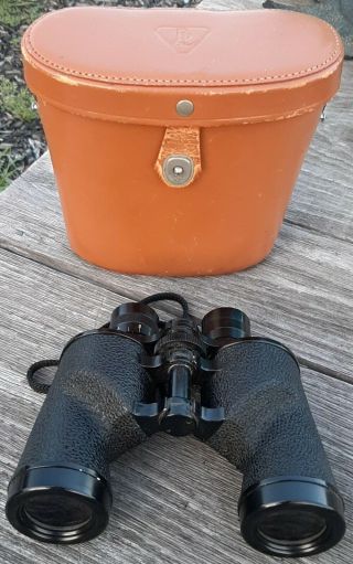 Vintage Bausch & Lomb Zephyr 7x35 Binoculars & Leather Case,  Optics