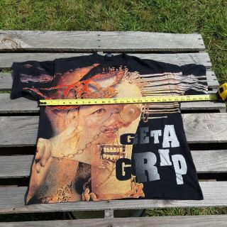 Vtg 1994 Aerosmith Get a Grip World Tour T Shirt All Over Print Made USA Size XL 4
