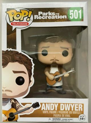 Funko Pop Andy Dwyer - - Parks And Recreation.  Pop Television 501