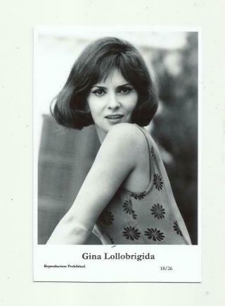 N855) Gina Lollobrigida Swiftsure (18/26) Photo Postcard Film Star Pin Up
