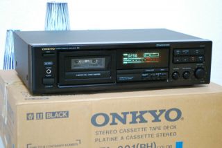 Onkyo Ta - 201 Vintage Tape Cassette Deck Player Recorder Dolby Bc Hx Pro,  Box