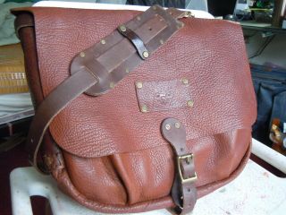Vintage Will Leather Goods Authentic Mail Postal Carrier Leather Messenger