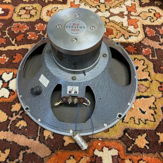Vintage Vitavox Duplex Du 120 England 12 " Coaxial Speaker Driver Spares Repair