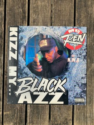 Mc Ren - Kizz My Black Azz Ruthless Records Pevl 53802 Usa Vinyl Lp 1992 N.  W.  A