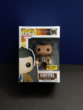 Funko Pop Supernatural Castiel 95 With Wings Hot Topic Exclusive