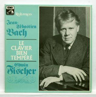 Edwin Fischer - Js Bach The Well - Tempered Clavier Emi 5xlps Box Ex,