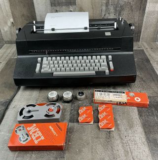 Vintage Ibm Selectric Ii Correcting Electric Typewriter Black With