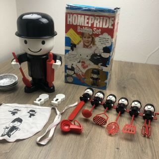 Homepride Fred Baking Set Bundle With Tools & Cutters 1979 Vintage Toy