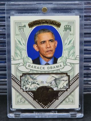 2016 Decision Barack Obama Limited Edition Money Card Shredded Currency Mo1 O319