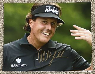 Phil Mickelson Autographed 8x10 Photo Masters Winner