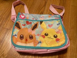 Pokemon Center Pikachu And Eevee Messanger Bag