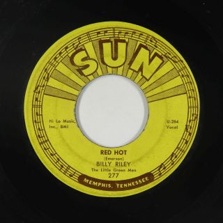 Rockabilly 45 - Billy Riley - Red Hot/pearly Lee - Sun - Mp3