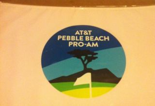 Golf Flag Att Pebble Beach Screen Us Open Host Site Pga Tour Event Pin Flag