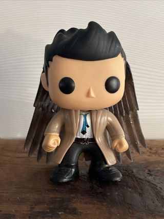 Funko Pop Television 95 Supernatural Castiel With Wings Figure Hot Topic
