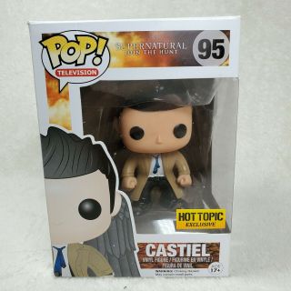 Funko Supernatural Pop Castiel With Wings (95) Hot Topic Exclusive - Opened