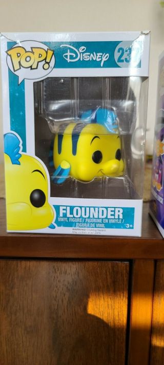 Flounder Funko Pop 237 From Little Mermaid Slightly