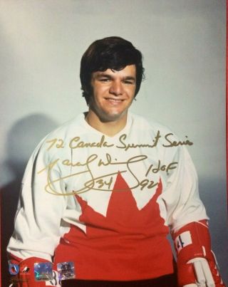Marcel Dionne 1972 Summit Series Team Canada Signed Hof 92 8x10 Autographed
