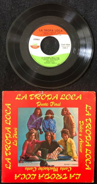 LA TROPA LOCA ‎Punto Final / Dulce y Azucar / Lo Hare EP 45 RPM SEAP - 19505 - EX 2
