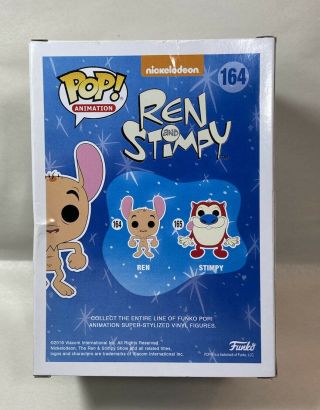 Funko Pop Animation 164 Ren Vinyl Figure Nickelodeon Ren and Stimpy 2