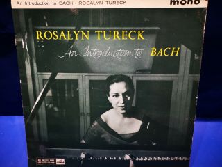 Hmv Alp 1747 Red/gold Rosalyn Tureck An Introduction To Bach