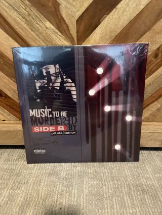 Eminem Music To Be Murdered By Side B Deluxe Edition 4xlp Red (exclus.  Alt Cover)